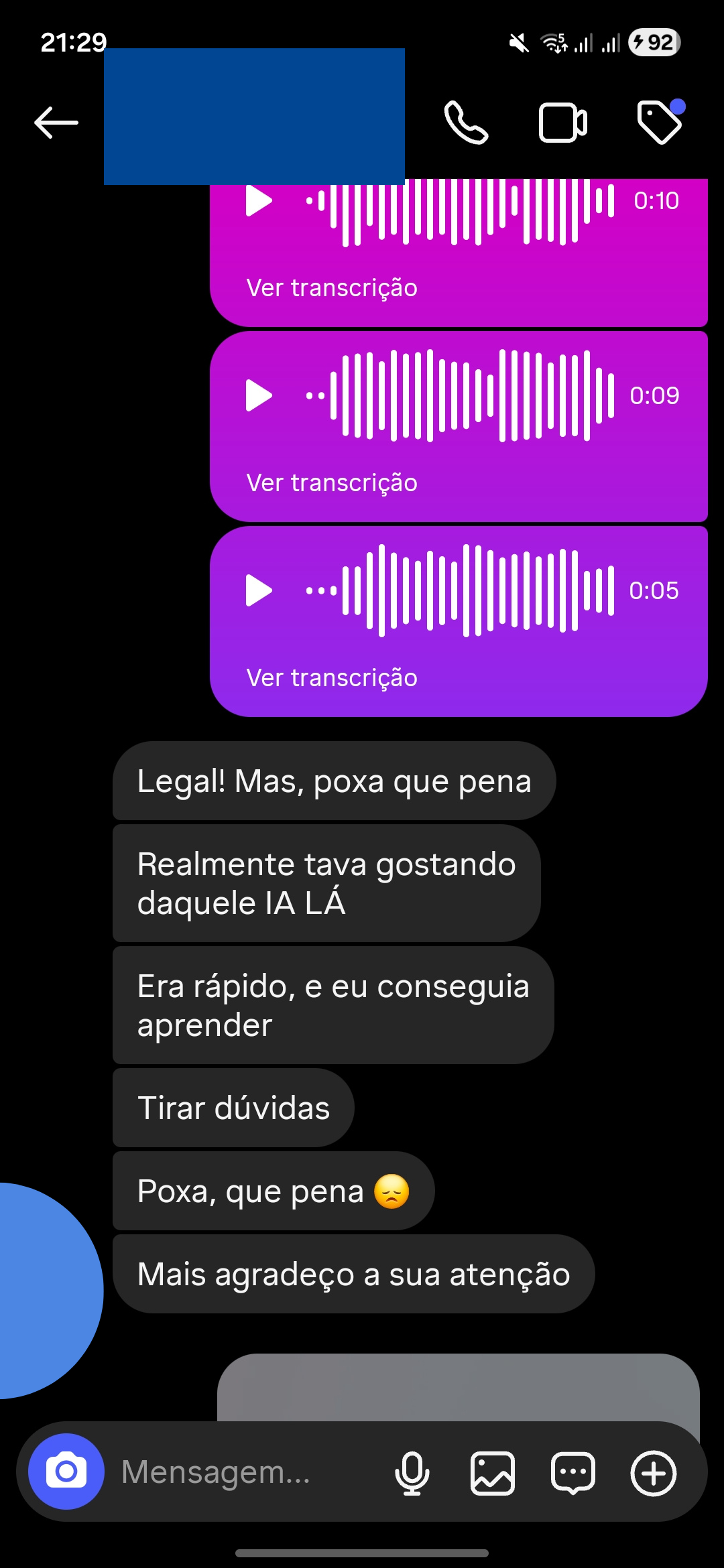 Print WhatsApp - IA