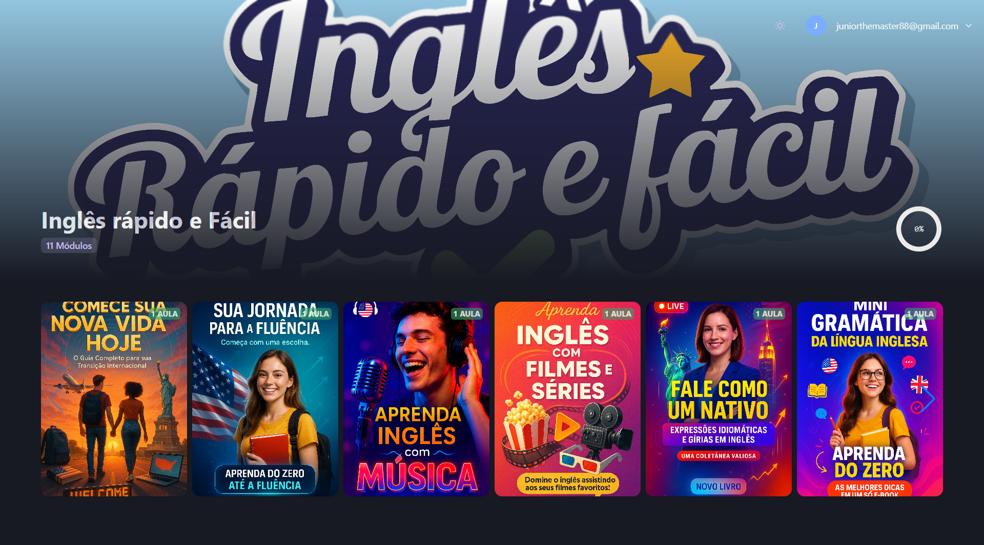 Materiais da área de membros